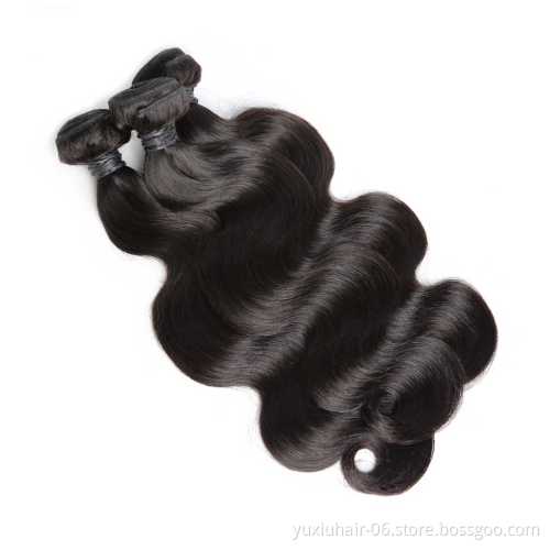 Free Sample Unprocessed Mink Virgin Brazilian hair bundles Body wave Cuticle Aligned hair vendor Human hair Extexsion